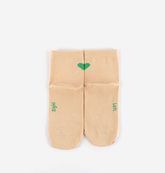 BAREFOOT COTTON SOCK HEART