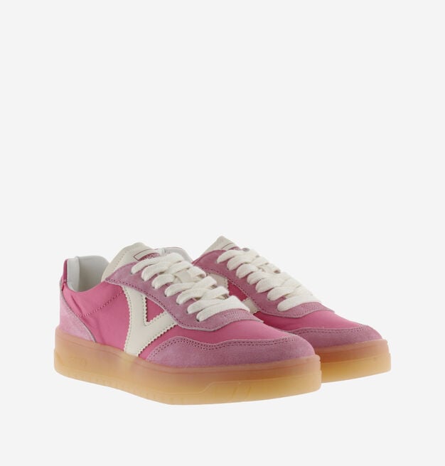 SEUL NYLON/WASHED SUEDE & CONTRAST