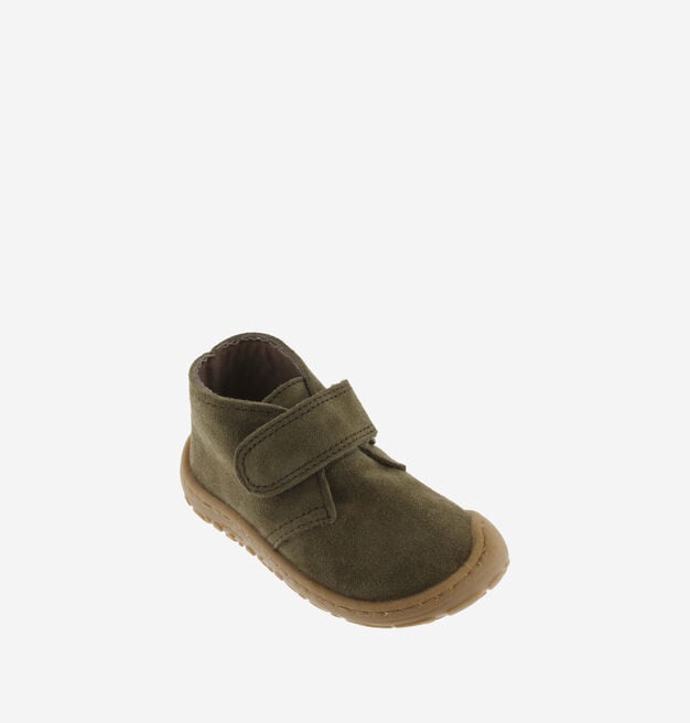 BOSCO BAREFOOT KLETTVERSCHLUSS STIEFELETTE VELOURSLEDER