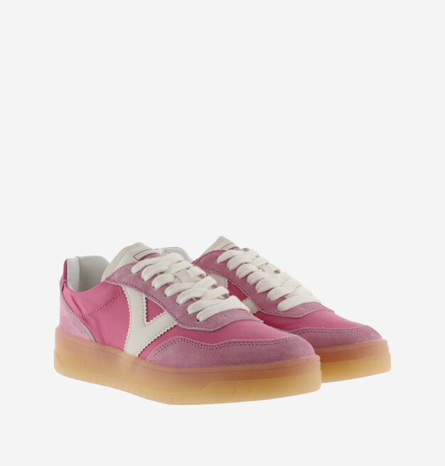 SEUL NYLON/WASHED SUEDE & CONTRAST