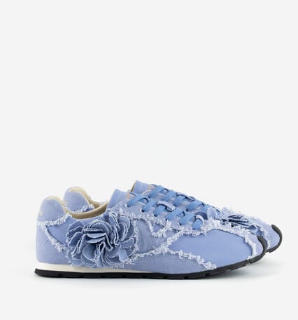 ASTER FRAYED CANVAS FLOWERS