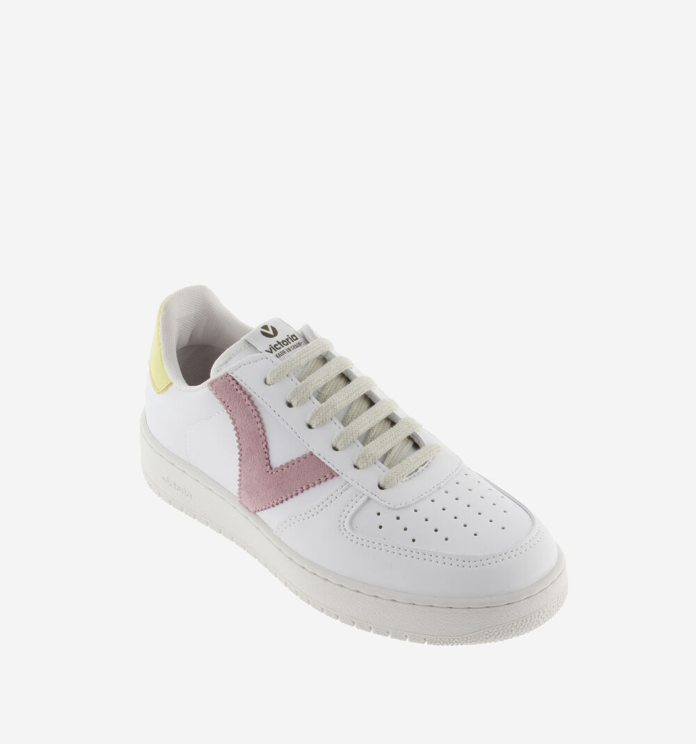 Victoria Sneaker Bambini Effetto Pelle Con Logo E Strappo - Comode E Facili Da Indossare, Design Divertente - Foto 10