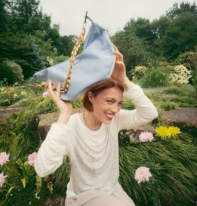 NYLON HALF MOON BELT BAG