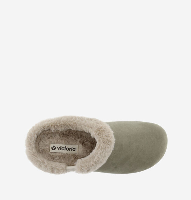 NORTE SUEDE IMITATION SLIPPER WITH SOFT FUR