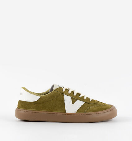 OLMO BAREFOOT CUIR FENDU & CONTRASTE