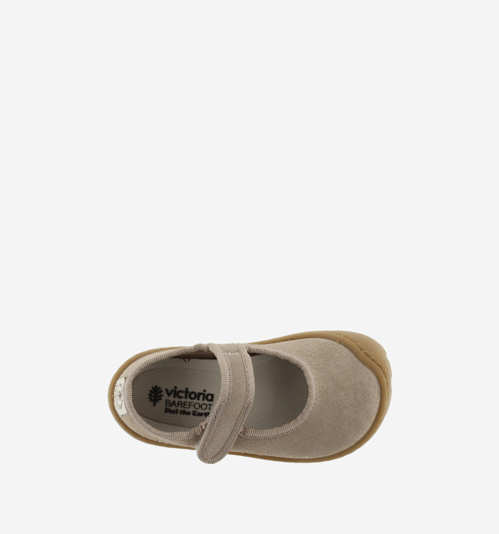 Zapatillas Barefoot Victoria Basket Para Niños - Serraje, Cierre Con Tiras Adherentes, Suela TR Flexible, Made In Spain