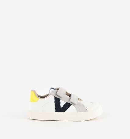 OLIVER STRAPS BAREFOOT LEATHER EFFECT & CONTRAST
