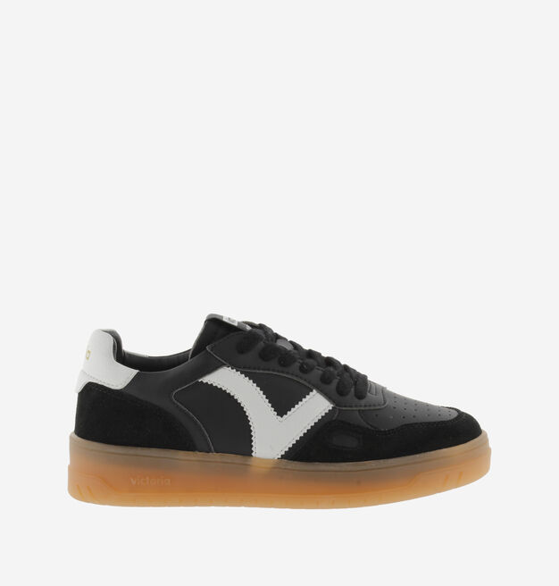 SEUL FAUX LEATHER & CONTRAST