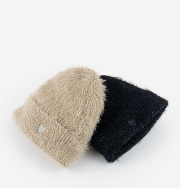 BERRETTO LUREX CUORE