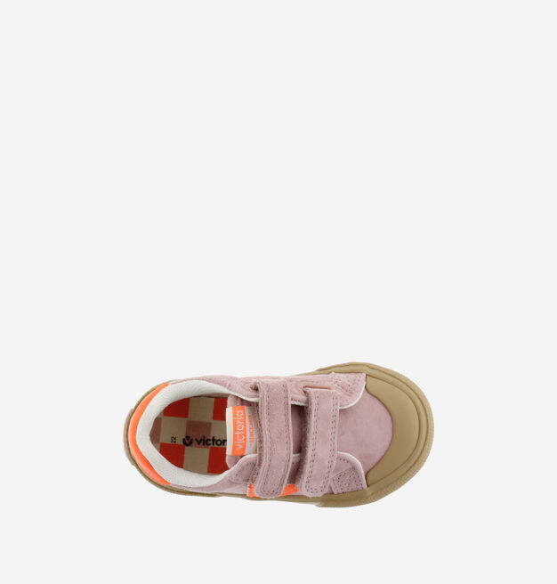 TRIBU LARGE CHAUSSANT CUIR FENDU & CONTRASTE