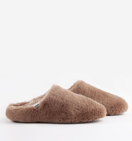 NORTE SOFT FUR SLIPPERS