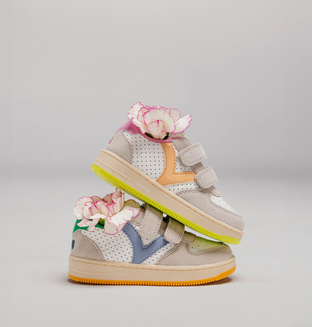 TIEMPO SCRATCHS EFFET CUIR PERFOR&Eacute; & DAIM