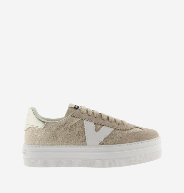 BARCELONA CICLISTA METALLIC CANVAS & SUEDE