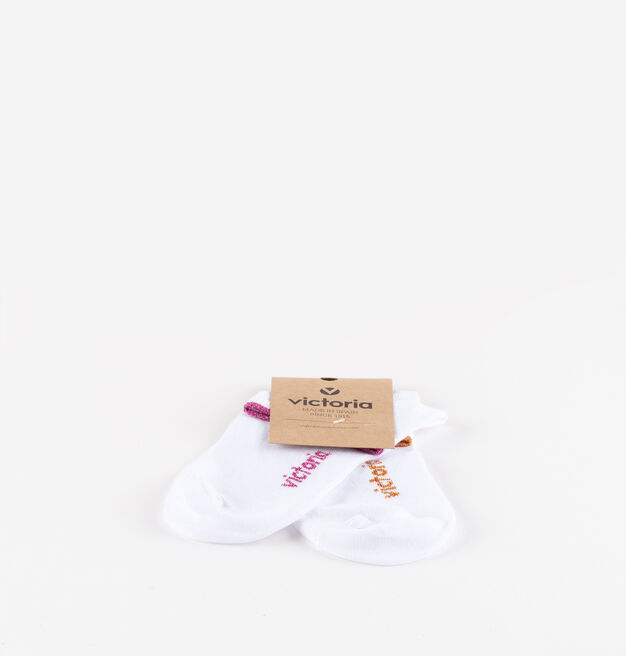 COTTON LOGO & SPARKLE ANKLE SOCKS