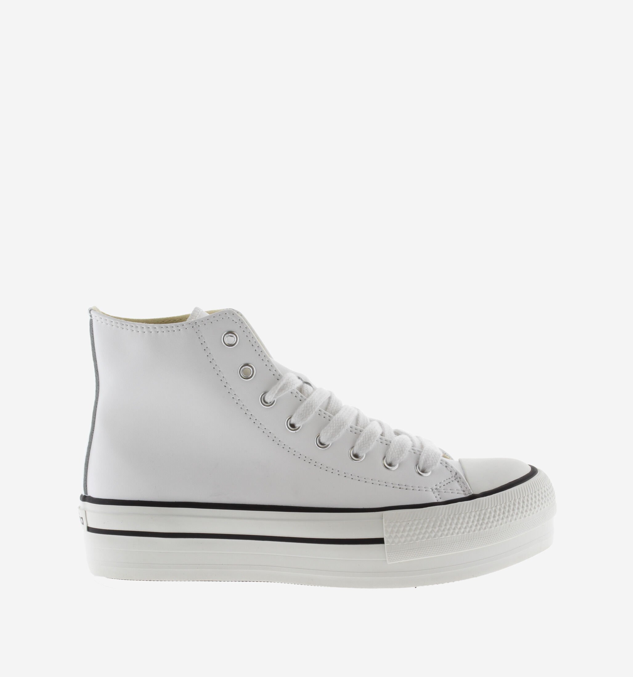 Zapatillas victoria plataforma piel