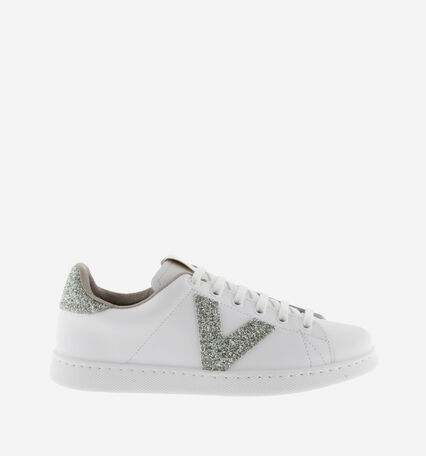 TENIS LEATHER & GLITTER SWIRLS