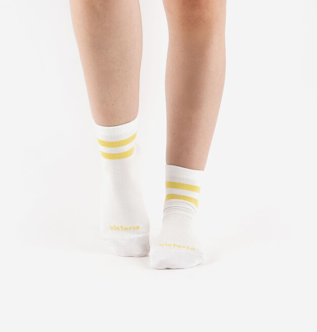 CHAUSSETTE BAREFOOT COTON RAYURES