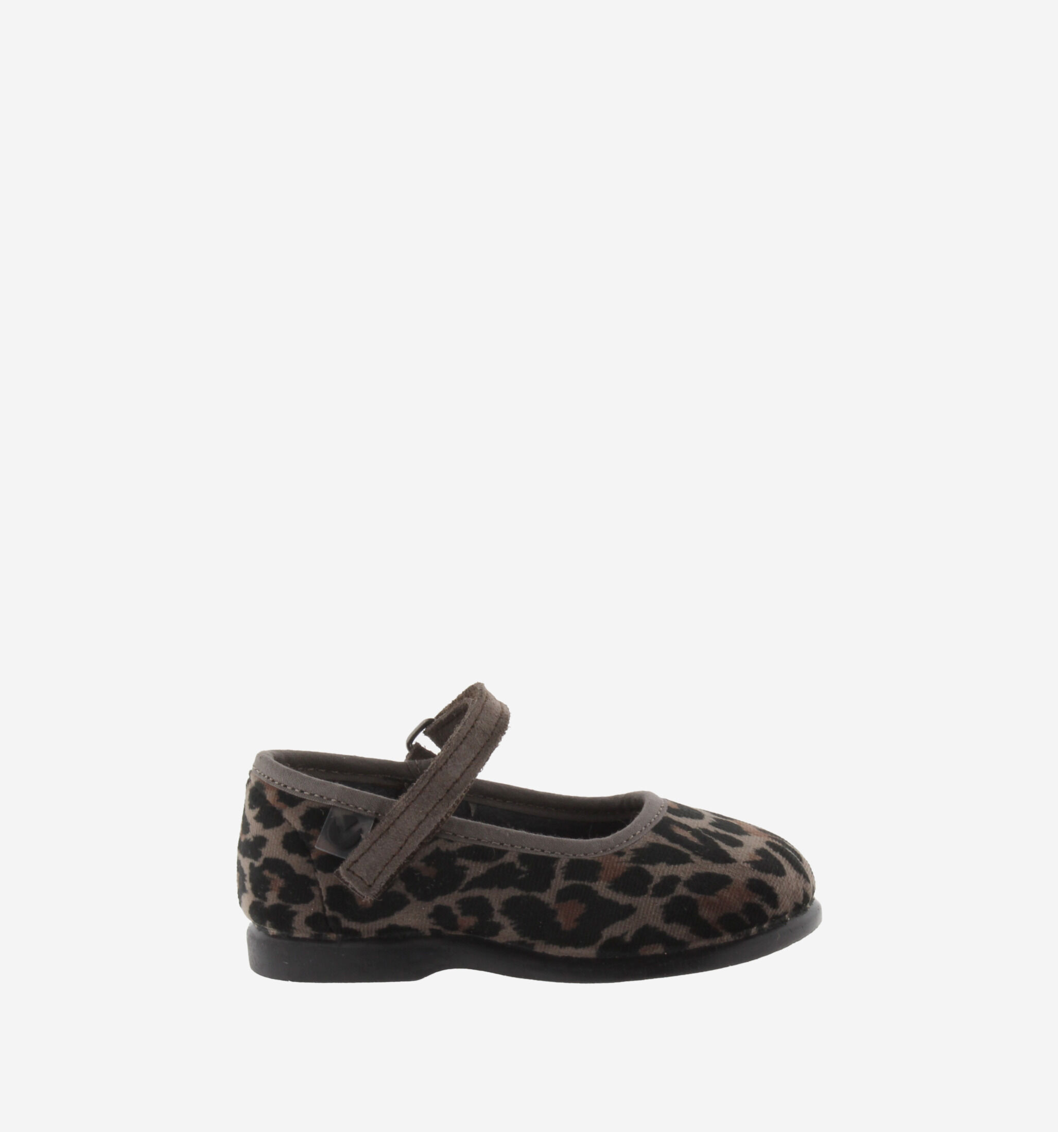 ALBA BALLERINE VELOURS LEOPARD Chaussures Victoria