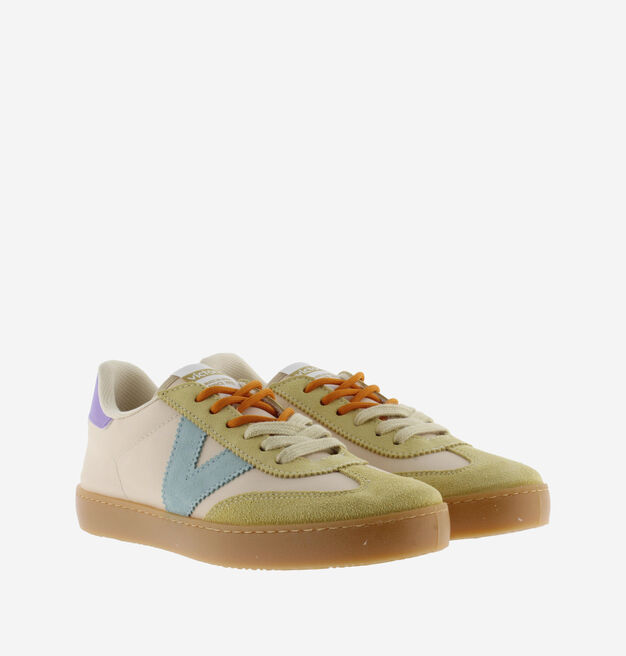 BERL&Iacute;N CICLISTA MULTICOLOURED NYLON & SUEDE