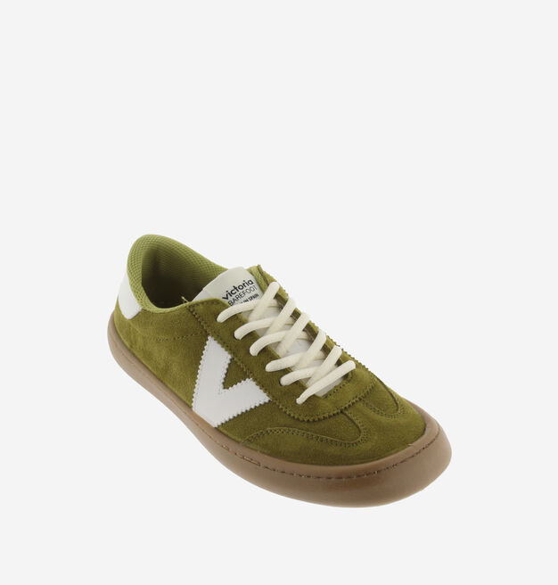 OLMO BAREFOOT CUIR FENDU & CONTRASTE