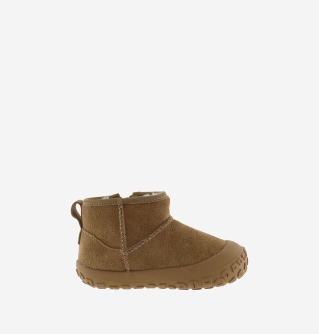 HALO STIEFELETTE VELOURSLEDER & LAMMFELL-OPTIK