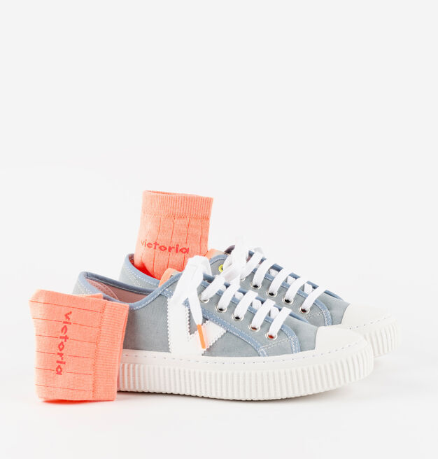 CHAUSSETTE COTON FLUO