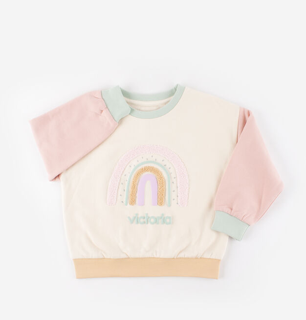 SWEAT-SHIRT COTON FANTAISIE