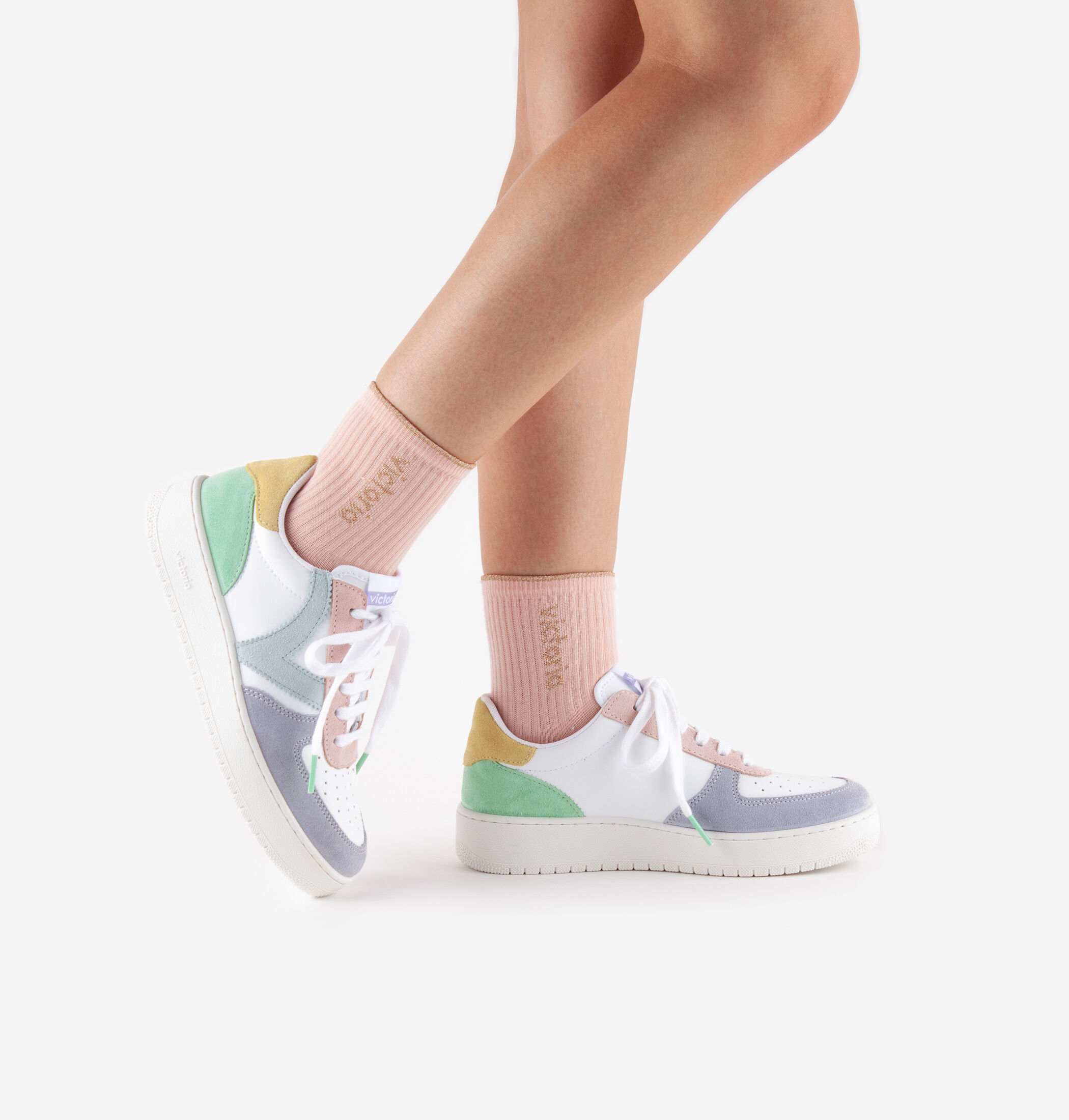 CHAUSSETTE COTON PASTEL BRILLANCE Chaussures Victoria