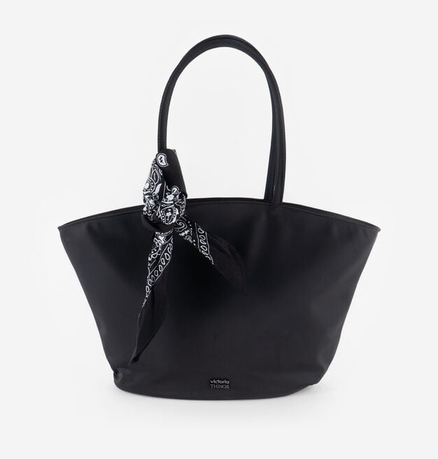 NYLON SHOPPER BAG & BANDANA