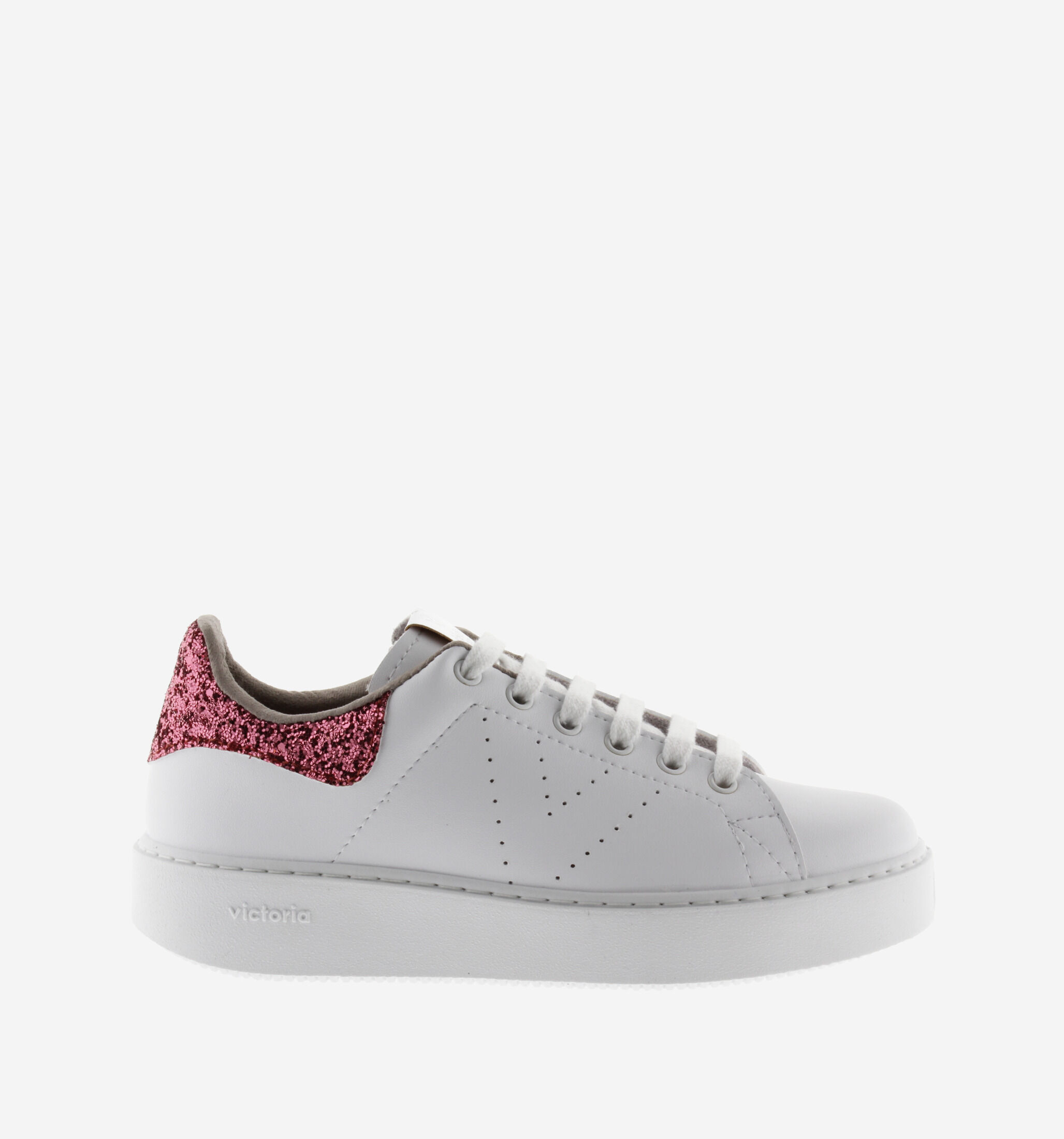 VICTORIA BASKET UTOPIA EFFET CUIR TALON PAILLET Chaussures
