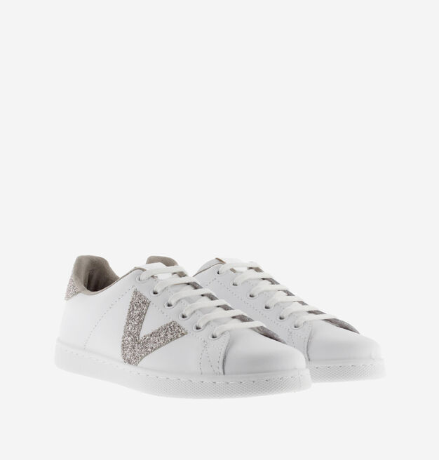 TENIS LEATHER & GLITTER