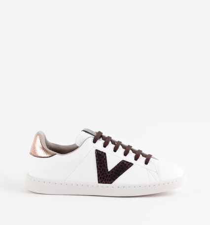 TENIS FAUX LEATHER & ANIMAL PRINT