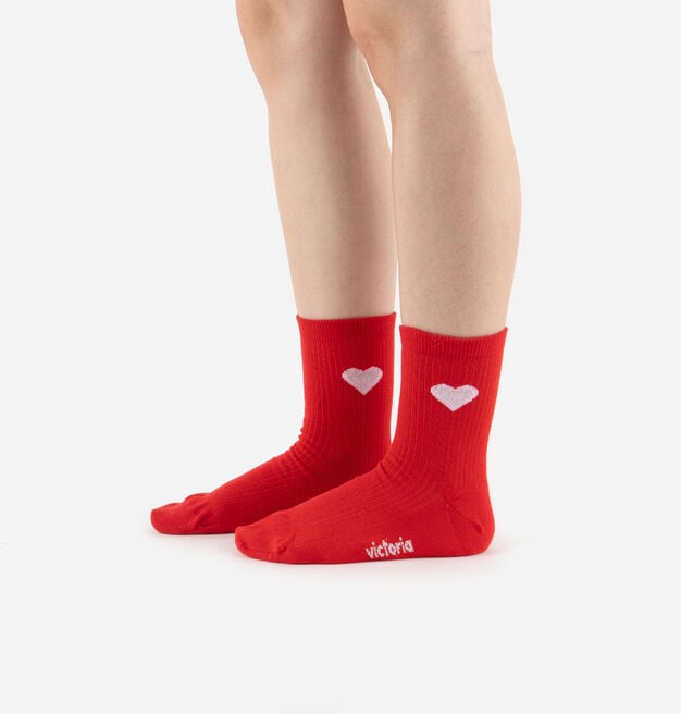COTTON SOCK HEART