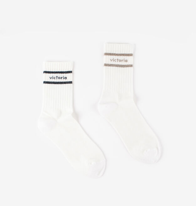 BI-LUREX COTTON SOCKS