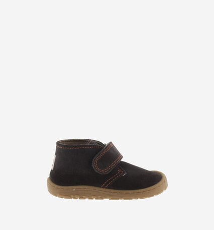 BOSCO BAREFOOT KLETTVERSCHLUSS STIEFELETTE VELOURSLEDER