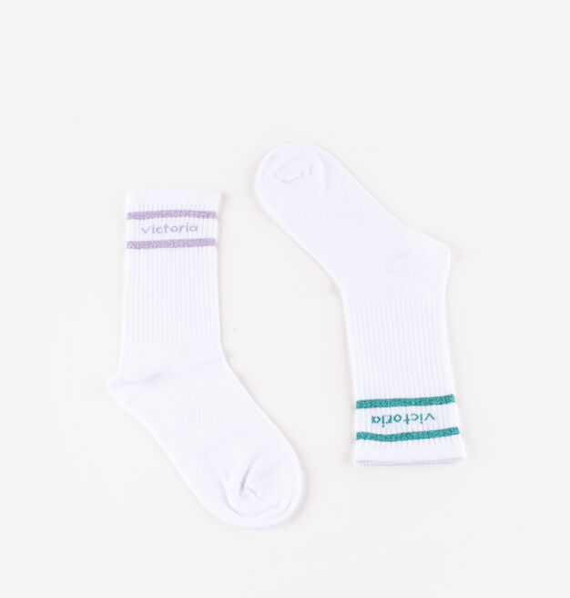 PASTEL & SPARKLE LONG SOCKS