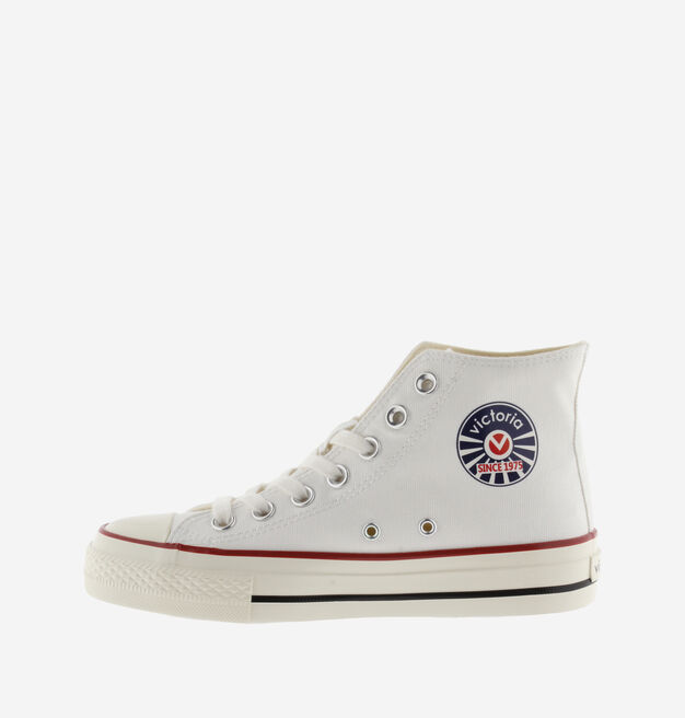 TRIBU SHINY CANVAS MID BOOT