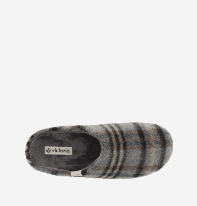 NORTE CHECKED PRINT SLIPPERS