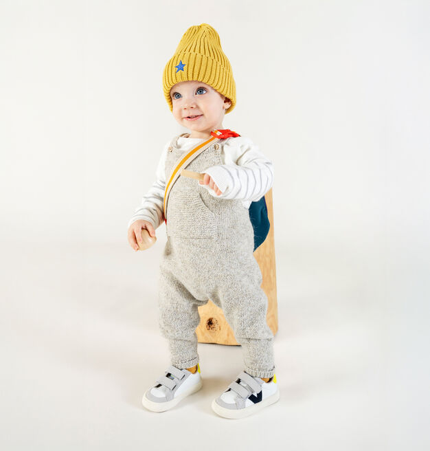OLIVER STRAPS BAREFOOT LEATHER EFFECT & CONTRAST