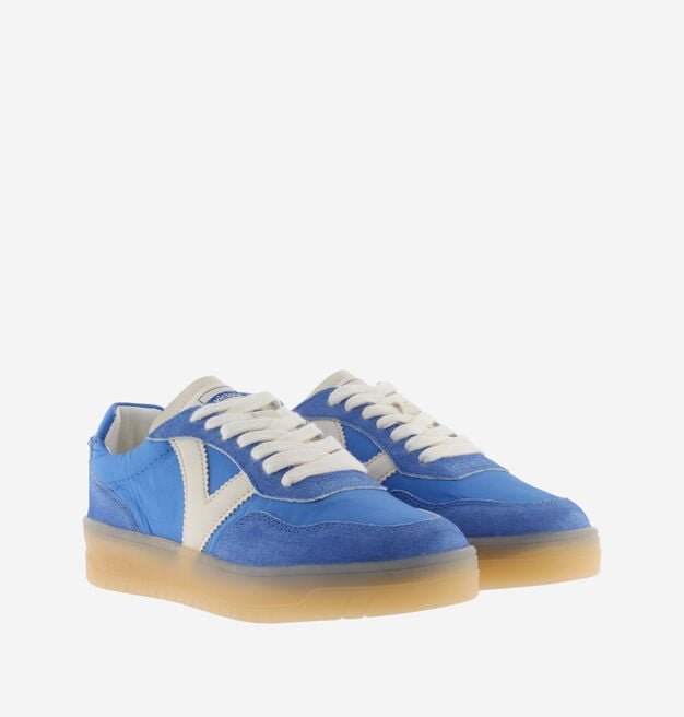SEUL NYLON/WASHED SUEDE & CONTRAST