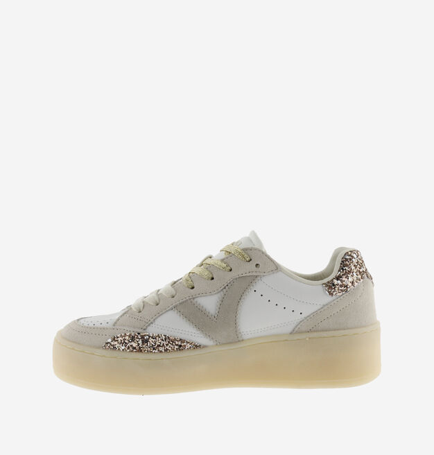 TURIN EFFET CUIR/DAIM & PAILLETTES