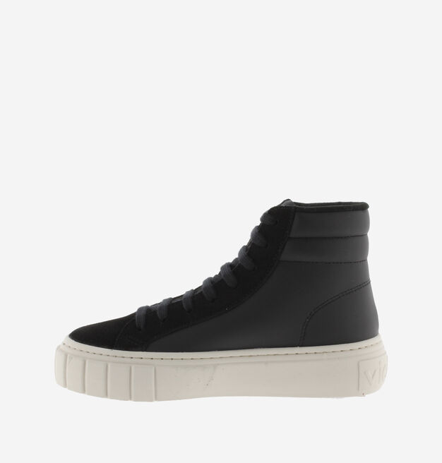 ABRIL FAUX LEATHER & SPLIT LEATHER BOOT