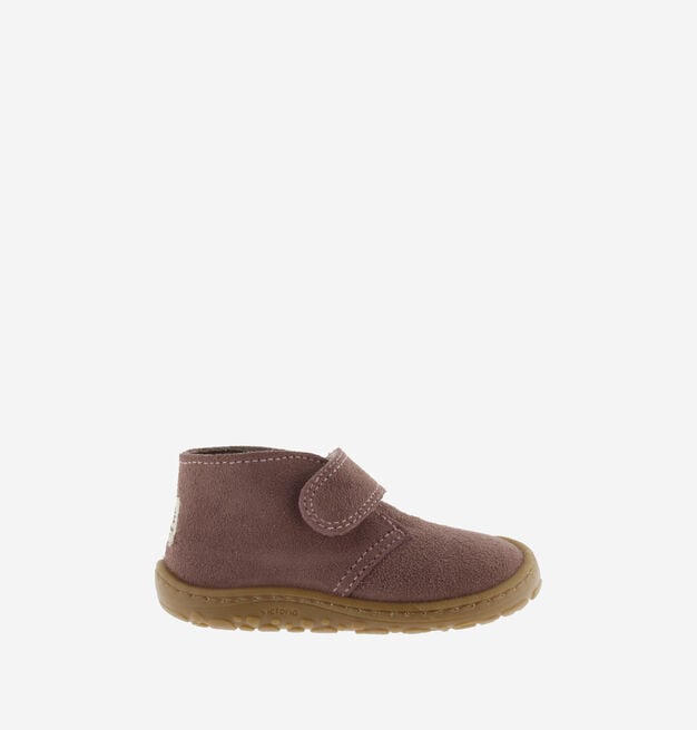 BOSCO BAREFOOT KLETTVERSCHLUSS STIEFELETTE VELOURSLEDER