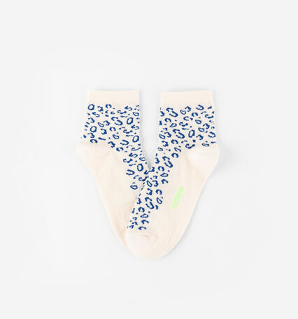 CHAUSSETTE COTON LÉOPARD