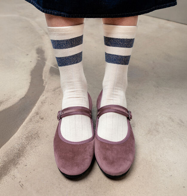 COTTON LUREX SOCK