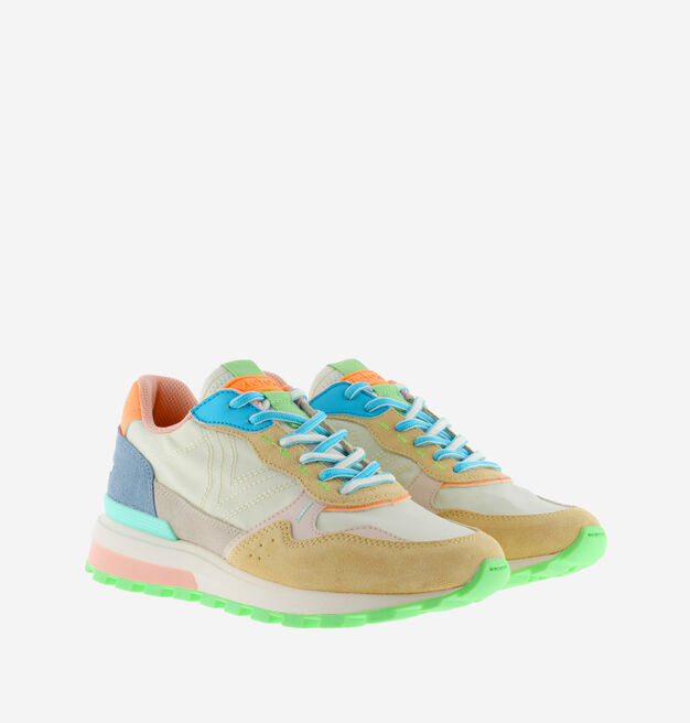 LUNA NYLON & MEHRFARBIGES SPALTLEDER