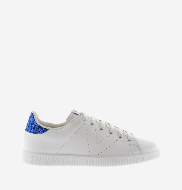 TENIS PIEL COBALTO