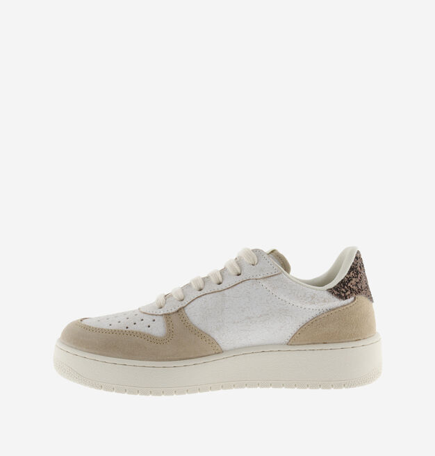 MADRID SPLIT LEATHER CRACKED & GLITTER