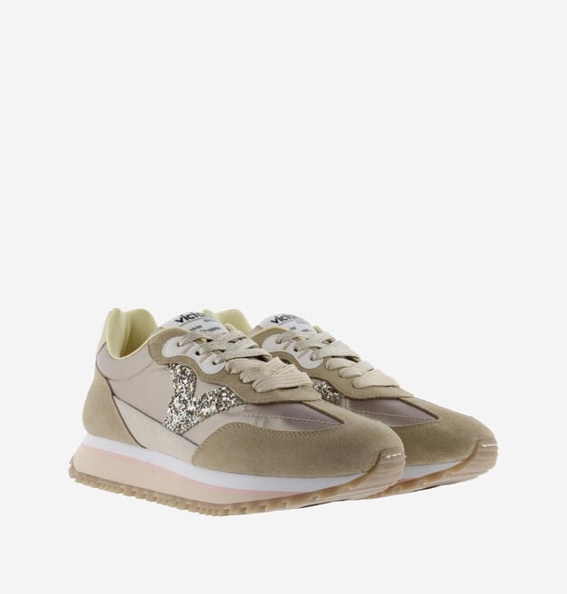 VIENTO METALLIC NYLON & SUEDE