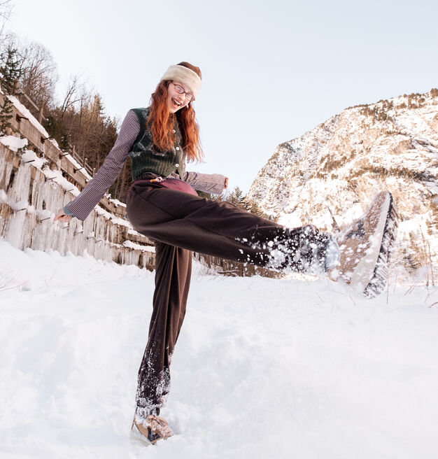 VIENTO NYLON MÉTAL & CUIR FENDU